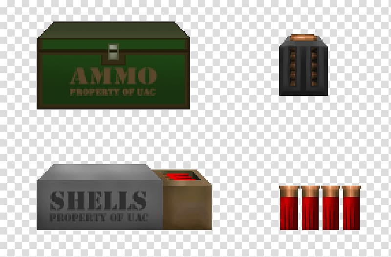 Ammunition box Sprite Weapon Doom 64, ammunition transparent background PNG clipart