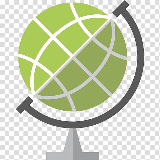 Globe Icon, Green Globe transparent background PNG clipart