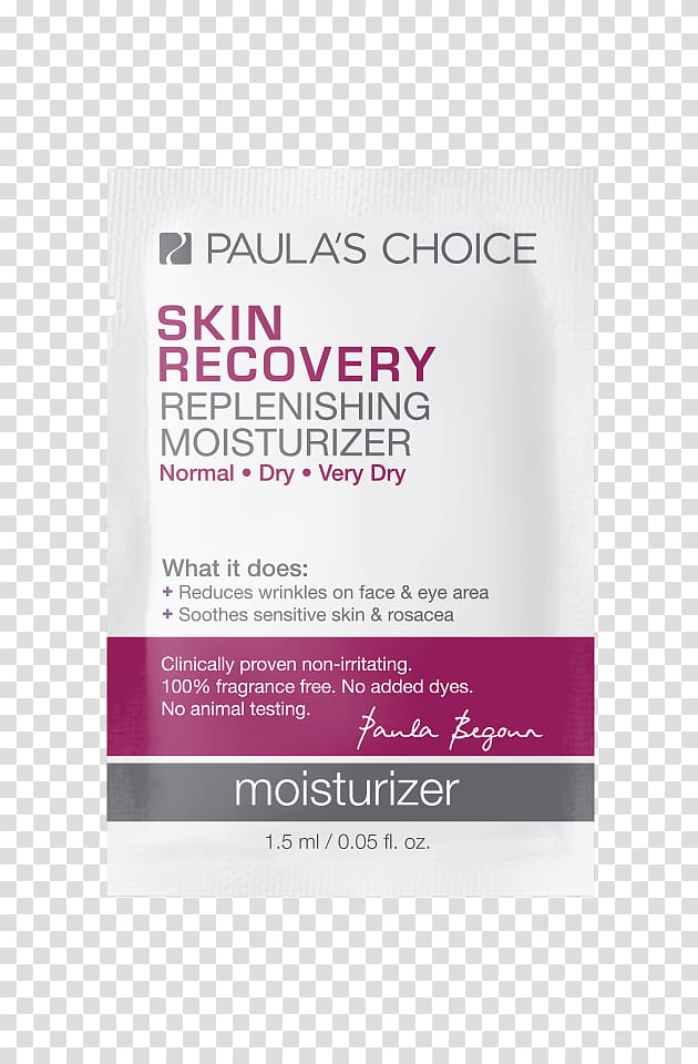 Lotion Paula\'s Choice Skin Recovery Replenishing Moisturizer Cream, Smart Recovery transparent background PNG clipart
