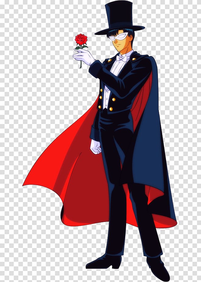 Tuxedo Mask Sailor Moon, tuxedo transparent background PNG clipart