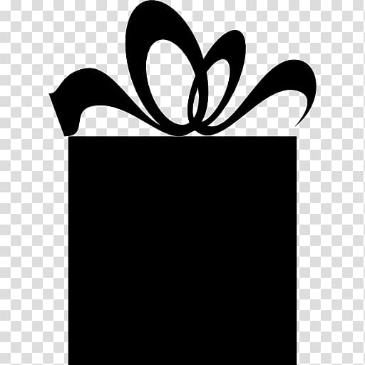 Gift Silhouette Box , gift transparent background PNG clipart