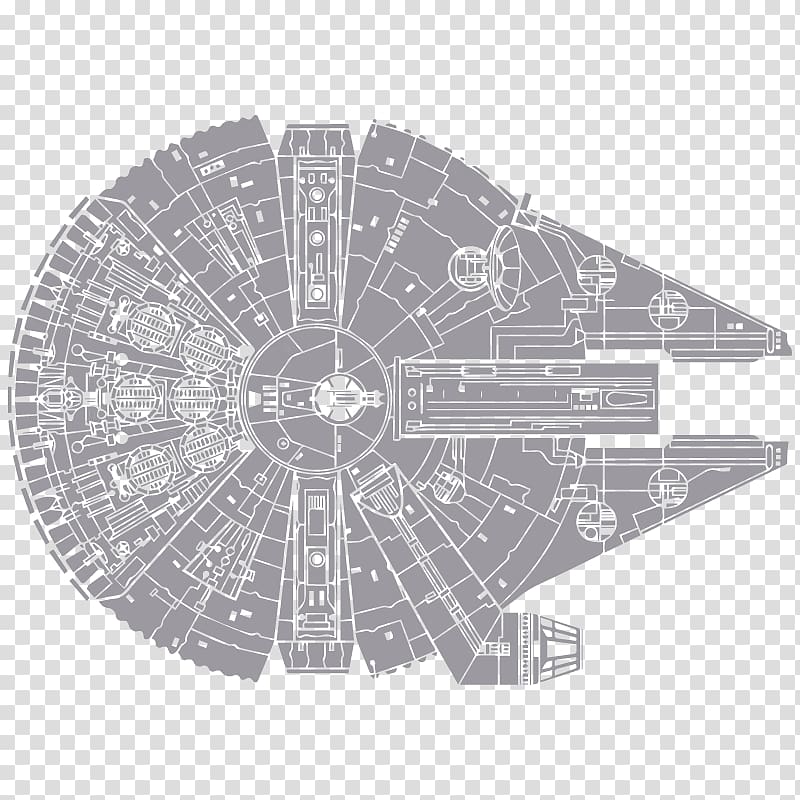 Star Wars Millennium Falcon Film Phonograph record, star wars transparent background PNG clipart
