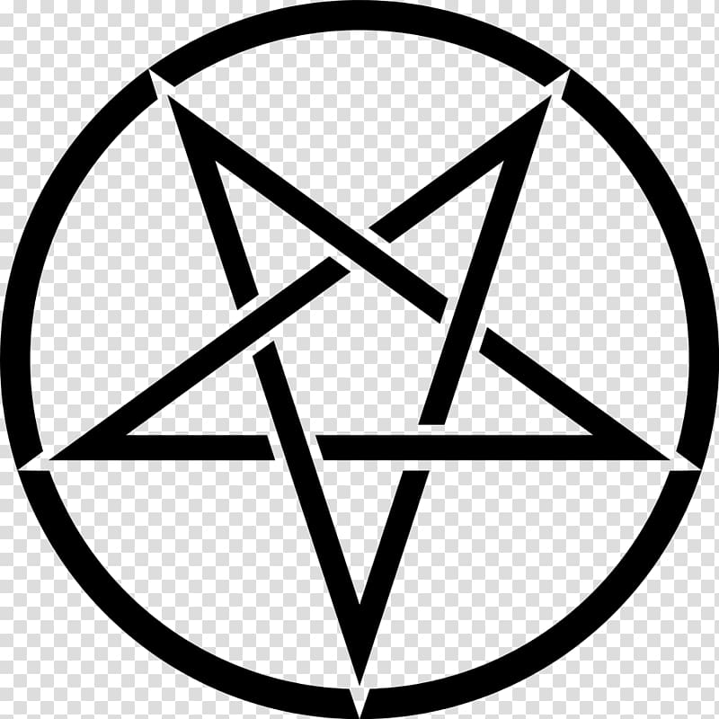 Pentagram Pentacle Satanism Symbol Sigil of Baphomet, satan transparent background PNG clipart