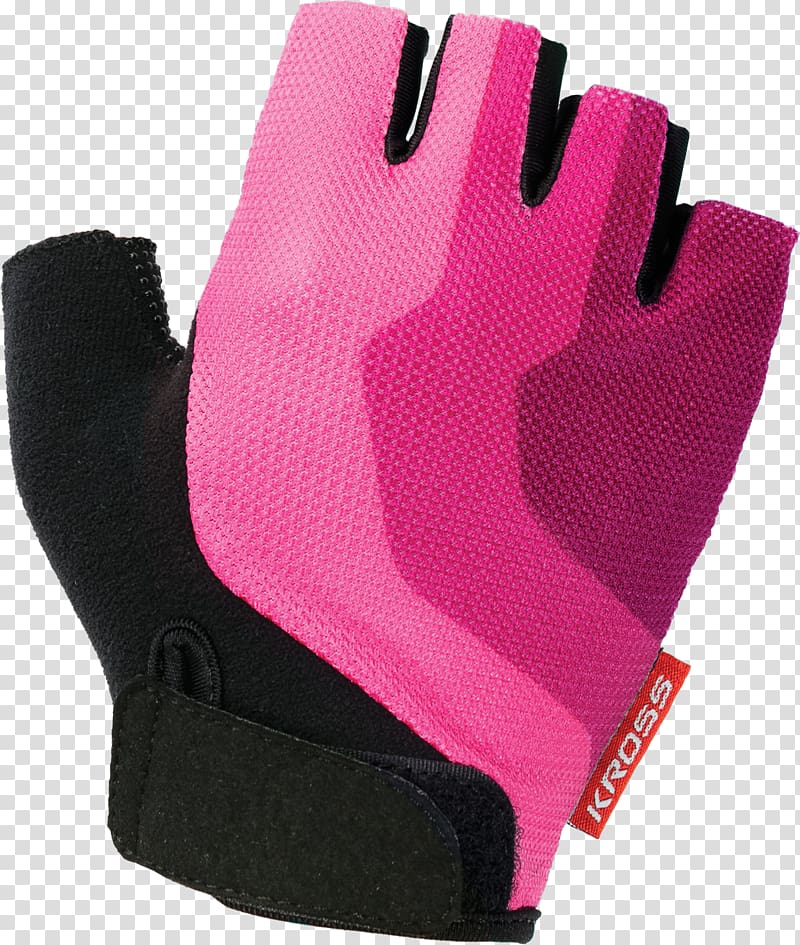 Pink Bicycle Glove Kross SA Roamer, Lady\'s Accessories transparent background PNG clipart