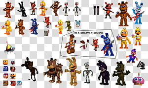 Download Image Titlescreen Animatronics Png Fnaf World Wikia - Fnaf World  Menu Characters Clipart (#506060) - PinClipart
