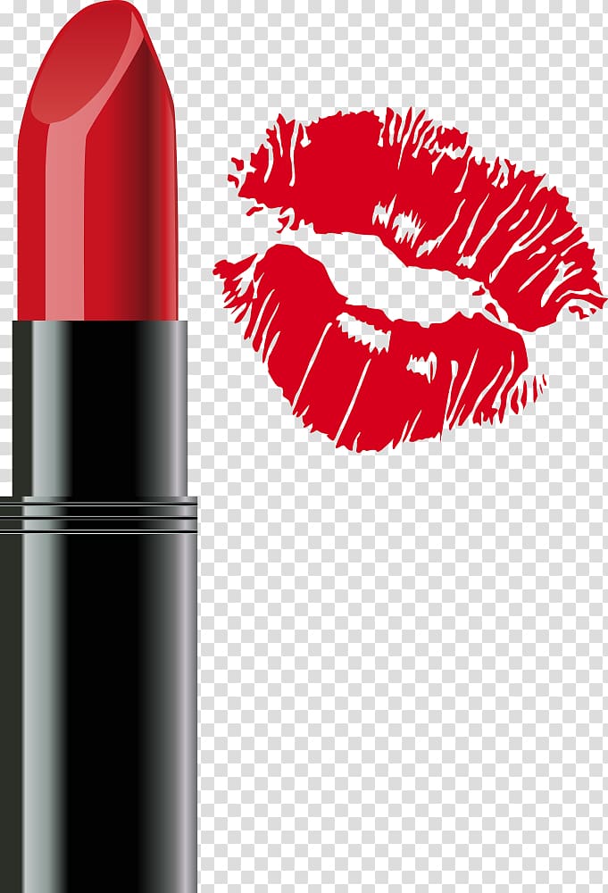 black and red lipstick , Lipstick Cosmetics Lip gloss, lipstick lipstick transparent background PNG clipart