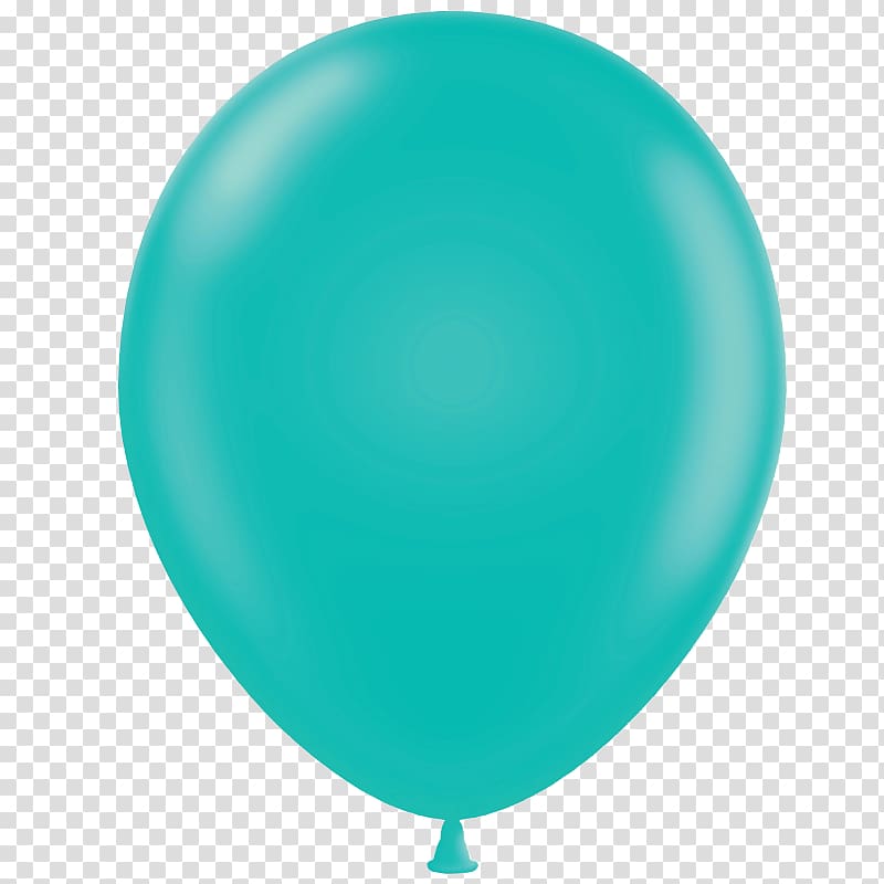 Balloon Teal Party Latex , hot air balloon transparent background PNG clipart
