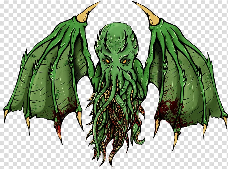 green octopus with wings art, T-shirt Cthulhu God of War: Chains of Olympus God of War: Betrayal, cthulhu transparent background PNG clipart