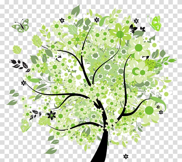 Tree Spring , Tree transparent background PNG clipart