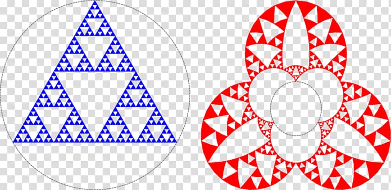 Sierpinski triangle Fractal Sierpinski carpet Mathematics, inverted triangle transparent background PNG clipart