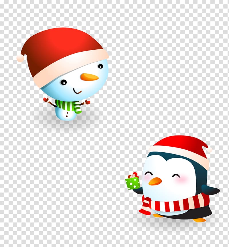 Snowman Hat Christmas, hand-drawn cartoon snowman transparent background PNG clipart