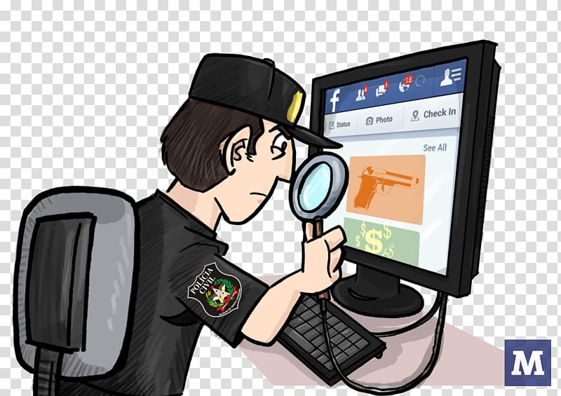 Cybercrime Social network Brott Computer network, Police transparent background PNG clipart