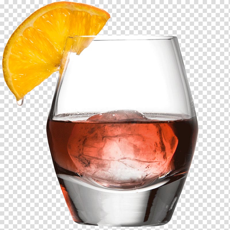 Negroni Old Fashioned Black Russian Spritz Cocktail garnish, cocktail transparent background PNG clipart