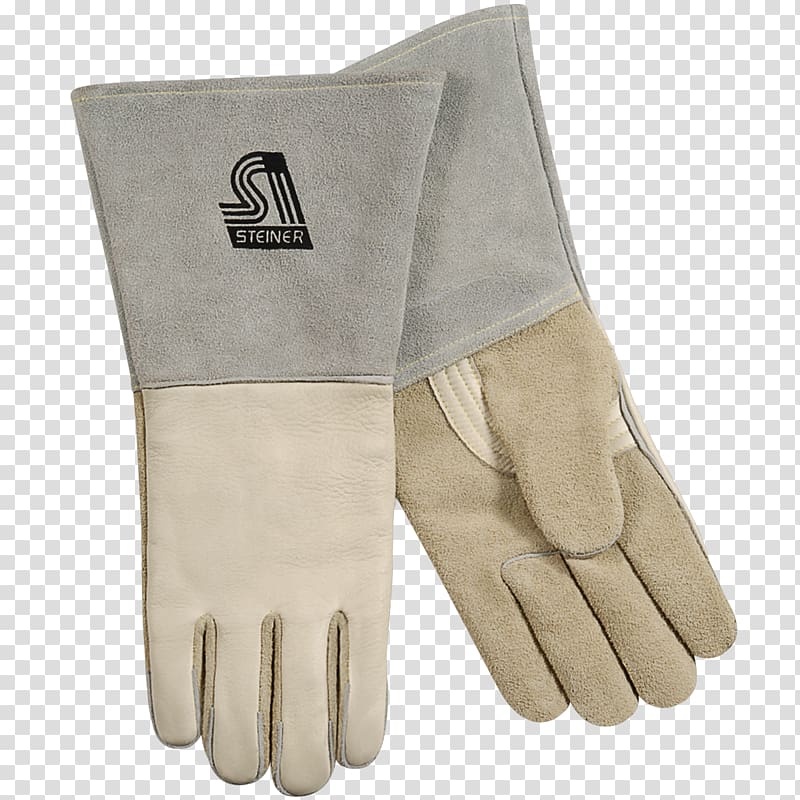 Finger Cycling glove Cowhide Grain, welding gloves transparent background PNG clipart