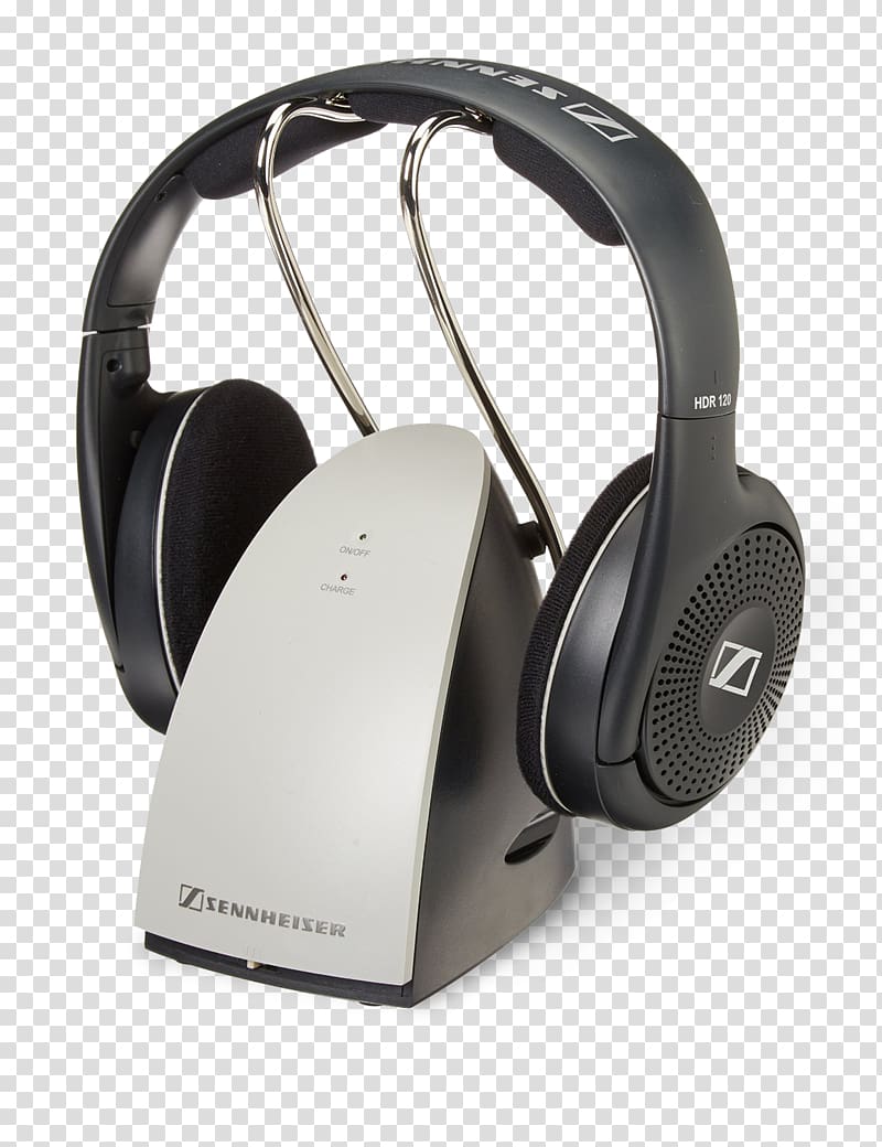 Sennheiser HDR 120 Headphones Radio frequency Wireless, Hz transparent background PNG clipart