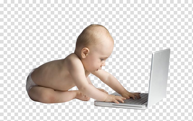 Infant Malayalam Child High chair, Playing computer baby transparent background PNG clipart