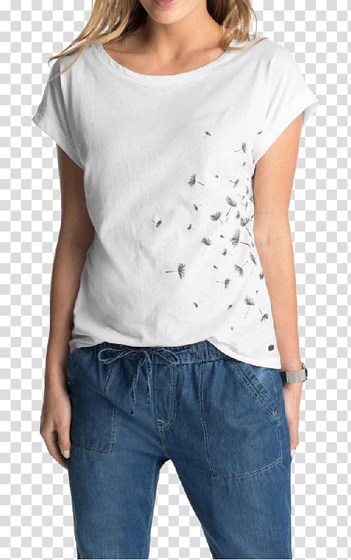 Bell sleeve T-shirt Clothing Crew neck, T-shirt transparent background PNG clipart