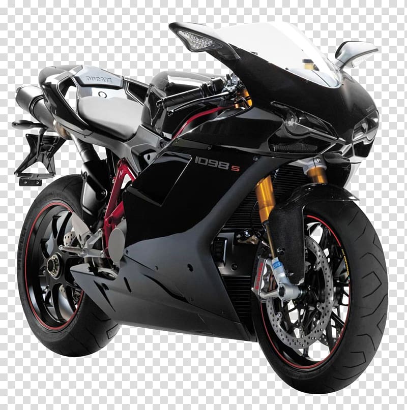 black and gray sports bike, Ducati Museum Motorcycle Ducati 1098 Ducati Monster, Ducati 1098 Sport Motorcycle Bike transparent background PNG clipart