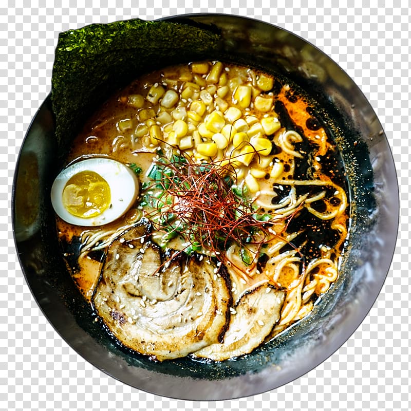 Ramen Okawari Poke Food Vegetarian cuisine, Ginger Oil transparent background PNG clipart