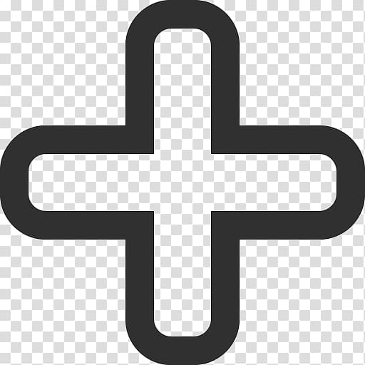 gray cross illustration, symbol cross line font, Add transparent background PNG clipart