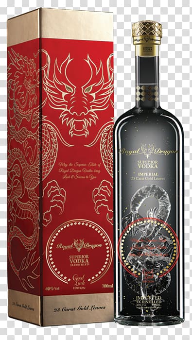 Royal Dragon Vodka Liquor Russian Standard Cocktail, vodka transparent background PNG clipart
