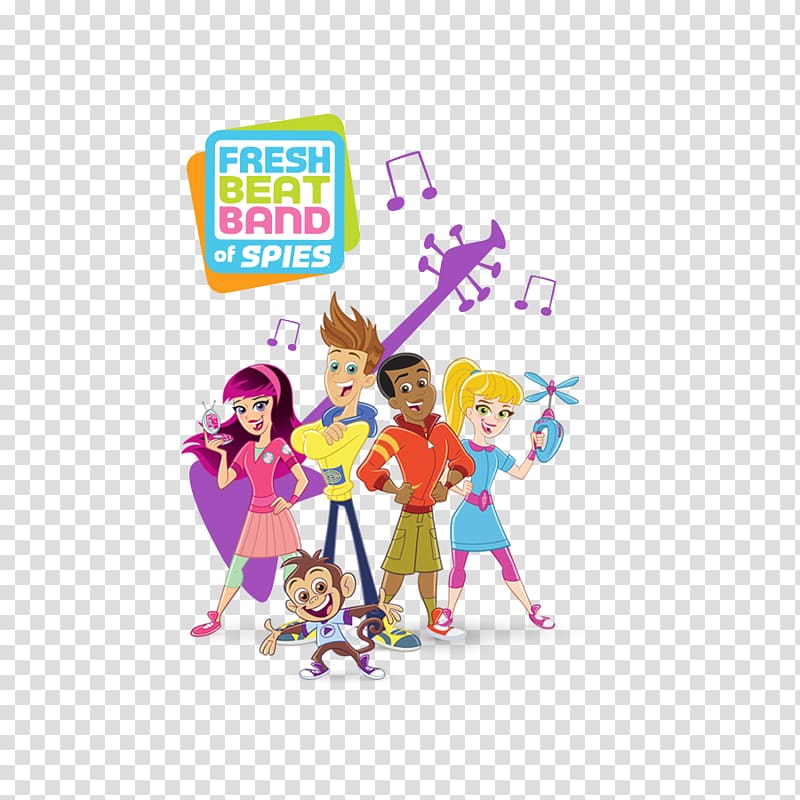 Nick Jr. Television show Episode Nickelodeon Fresh Beat Band of Spies, Season 1, spies transparent background PNG clipart