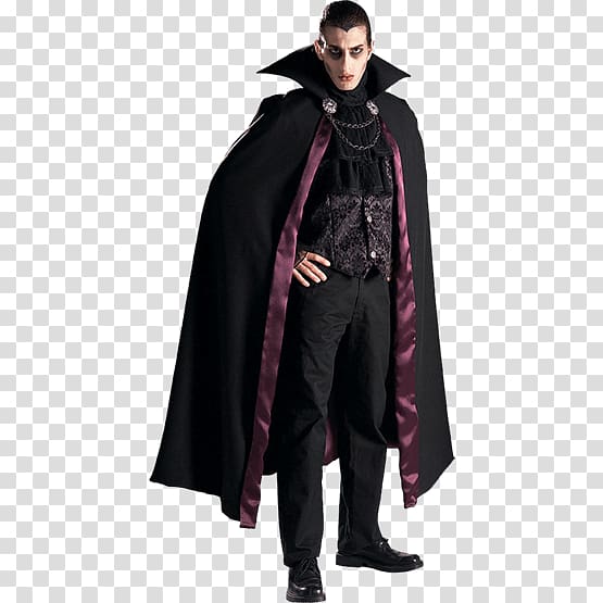 Vampire Count Dracula Costume witch, Vampire transparent background PNG clipart