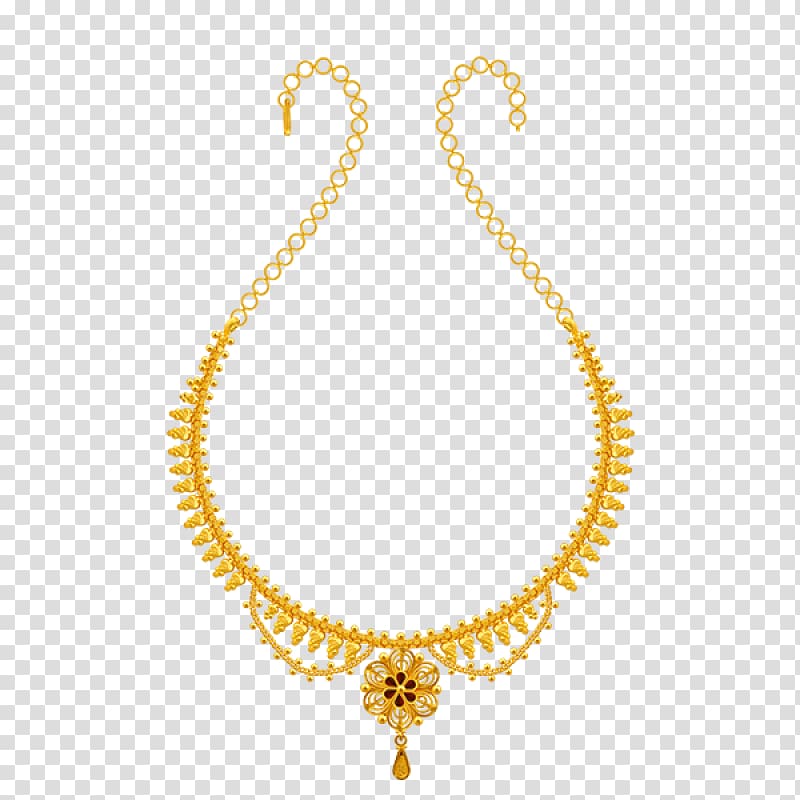 Necklace Earring Jewellery Colored gold, indian jewellery models transparent background PNG clipart
