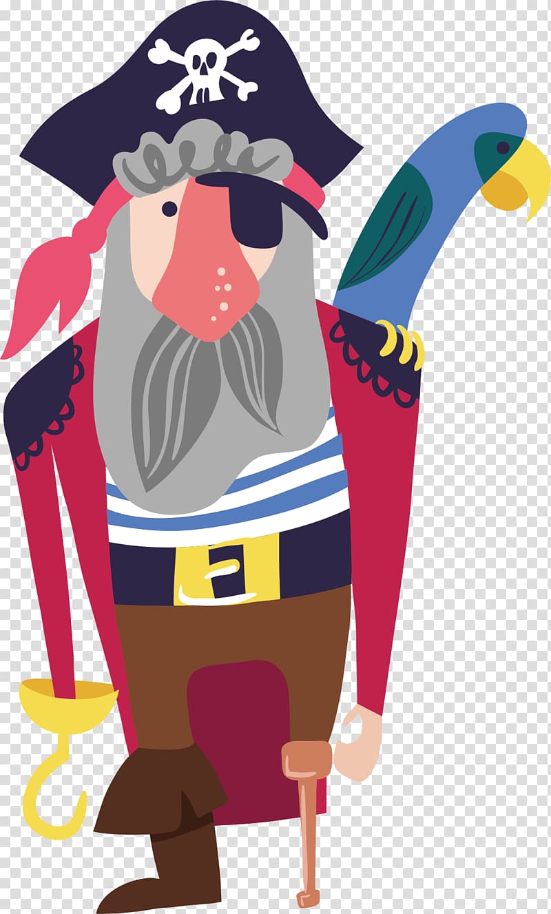 Piracy Spoonflower , Hand painted pirate transparent background PNG clipart