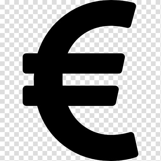Euro sign Currency symbol Dollar sign, euro transparent background PNG clipart