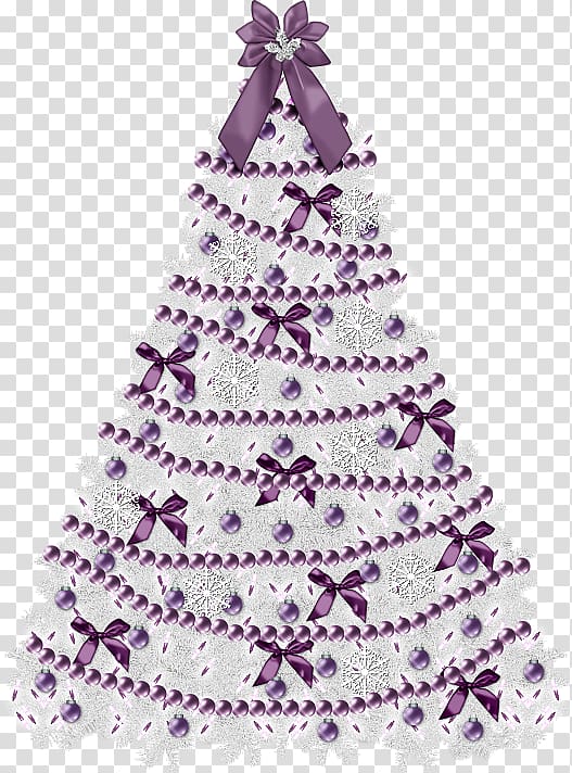 purple christmas tree transparent background PNG clipart