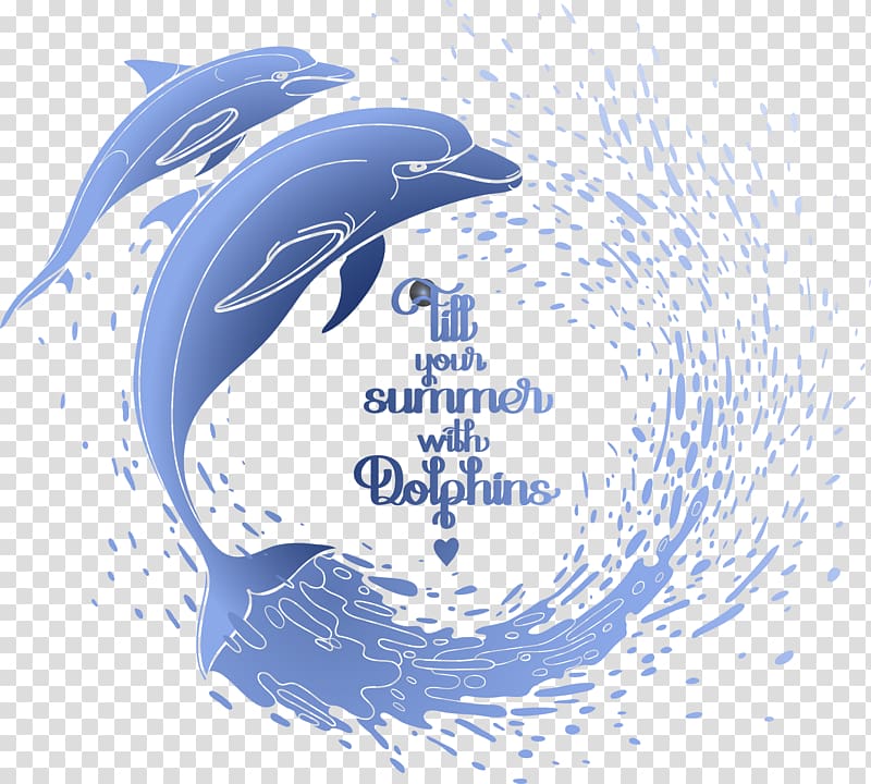 Dolphin Euclidean Illustration, Dolphin paddle transparent background PNG clipart