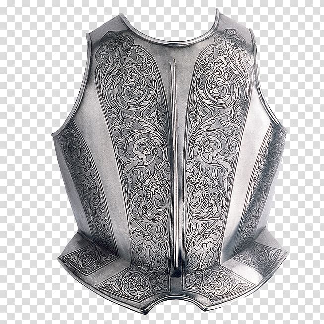 Breastplate Cuirass Plate armour Body armor, armour transparent background PNG clipart