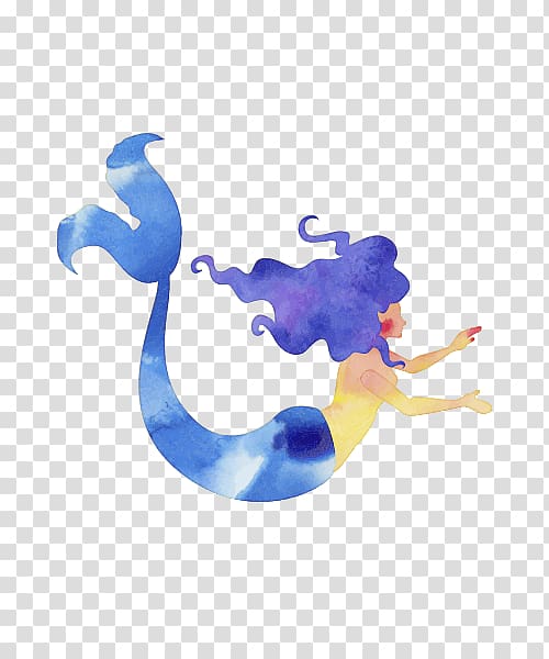 Mermaid Lucia Nanami Watercolor painting, Mermaid transparent background PNG clipart
