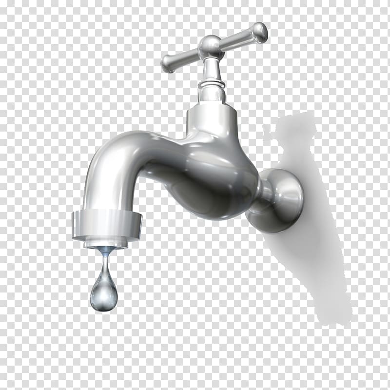 Tap water Leak Plumbing Water supply network, sink transparent background PNG clipart