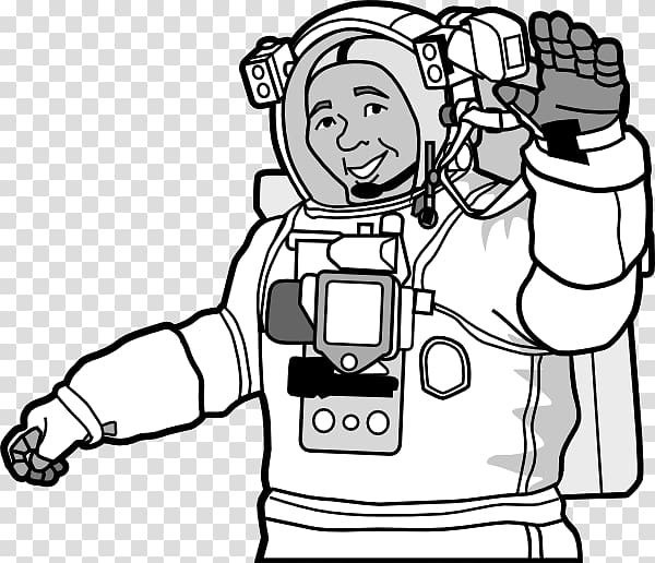 Astronaut transparent background PNG clipart