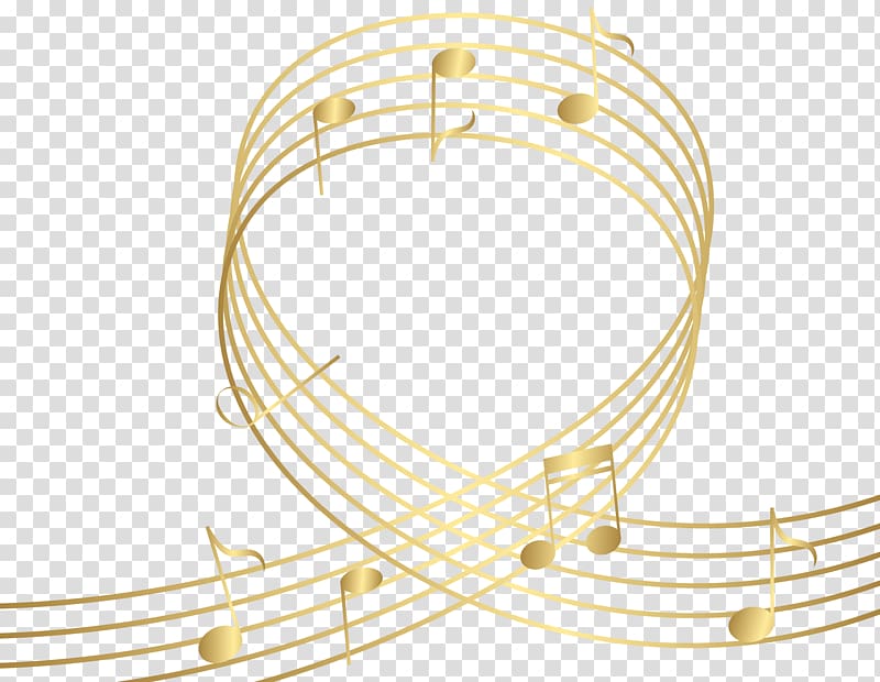 gold musical notes illustration, Musical note , Gld Notes transparent background PNG clipart