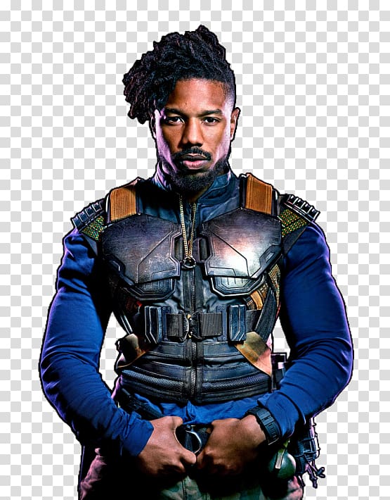 Marvel Black Panther character illustration, Michael B. Jordan Erik Killmonger Black Panther YouTube Wakanda, michael jordan transparent background PNG clipart