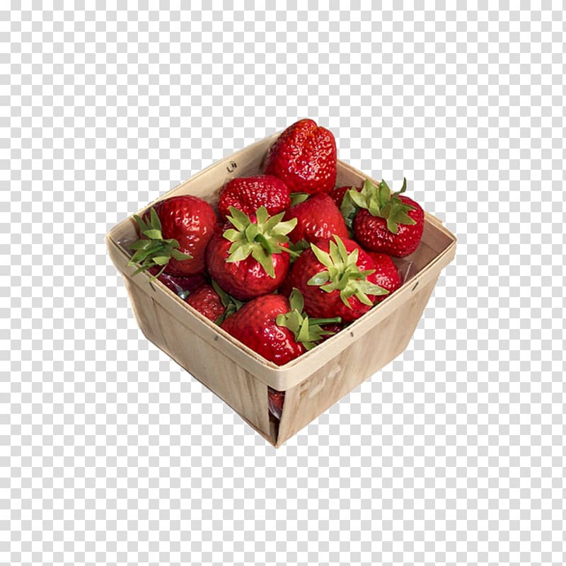 Strawberry Juice Aedmaasikas Fruit, Strawberry collection box transparent background PNG clipart