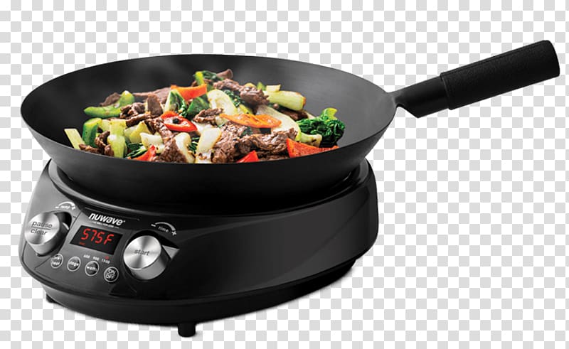 Frying pan Wok Slow Cookers Induction cooking, Electric Skillet transparent background PNG clipart