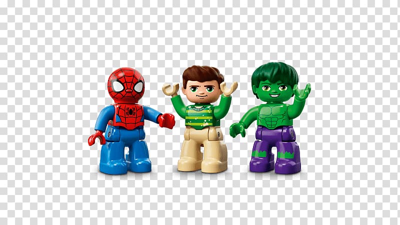 LEGO 10608 DUPLO Spider-Man Spider Truck Adventure Hulk Toy, spider-man transparent background PNG clipart