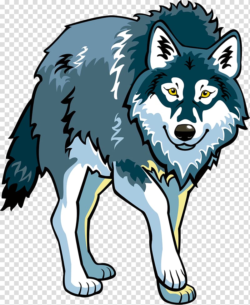 blue and white wolf illustration, Gray wolf Coyote , Wolf transparent background PNG clipart