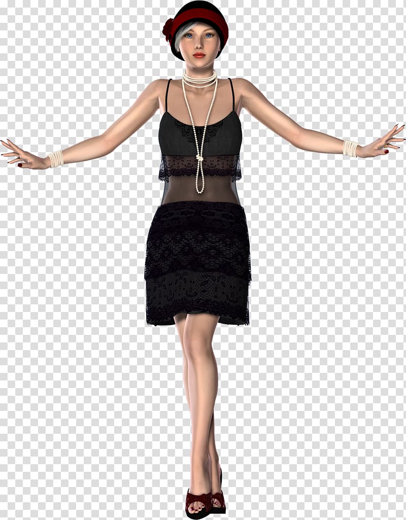 1920s Flapper Fashion Portable Network Graphics , flappers transparent background PNG clipart