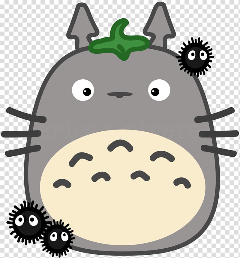 Susuwatari Chibi Art Drawing, totoro transparent background PNG clipart