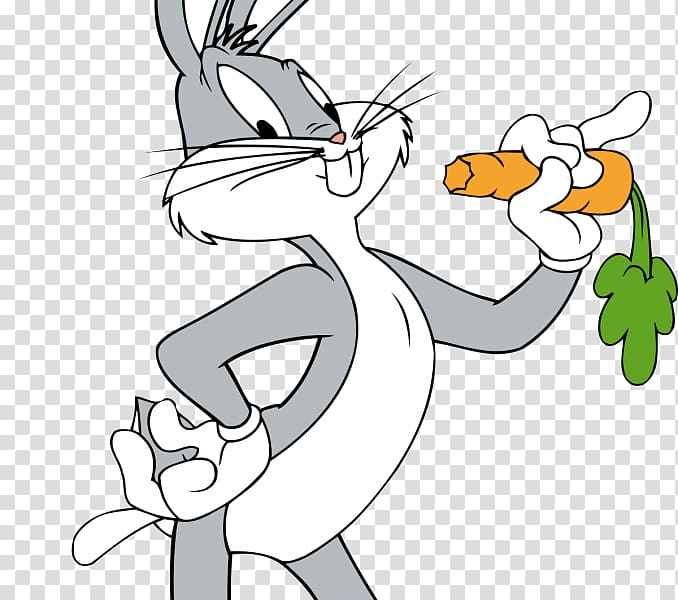 Bugs Bunny Porky Pig Animated cartoon Looney Tunes Warner Bros. Cartoons, Bugs Bunny transparent background PNG clipart