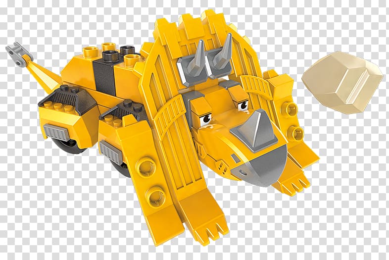 Toy Bulldozer Mega Brands Vehicle Mega Construx Dinotrux Dino Crater Rumble, toy transparent background PNG clipart