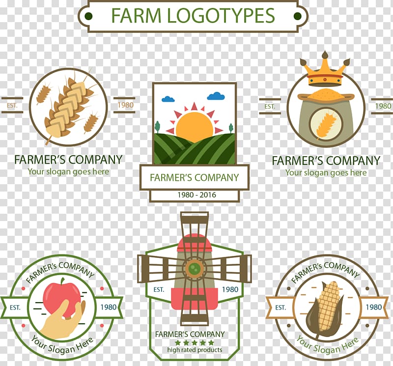 hand-drawn farm icon transparent background PNG clipart