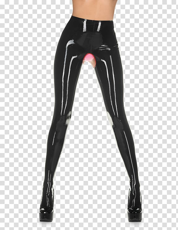 Leggings Latex clothing Capri pants, woman transparent background PNG clipart