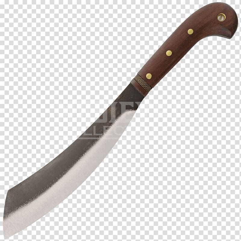 Bowie knife Blade Machete Tool, parang transparent background PNG clipart