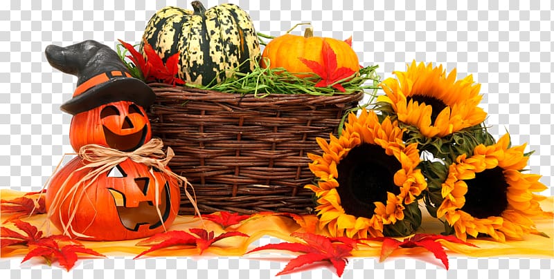 Halloween Harvest Trick-or-treating Autumn Jack-o\'-lantern, the autumn harvest transparent background PNG clipart